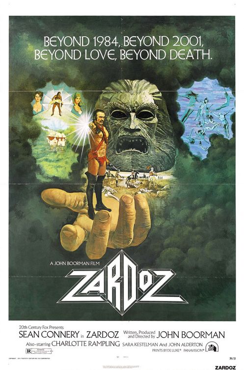 the movie poster: Zardoz (1974)