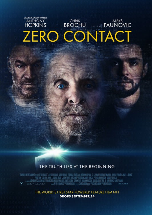 1000 piece jigsaw puzzle for the movie poster: Zero Contact (2022)