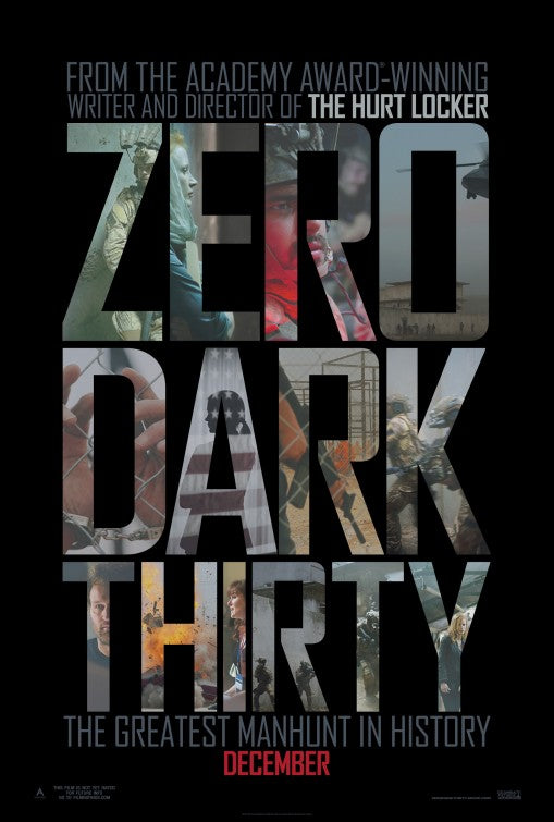 1000 piece jigsaw puzzle for the movie poster: Zero Dark Thirty (2012) ver3