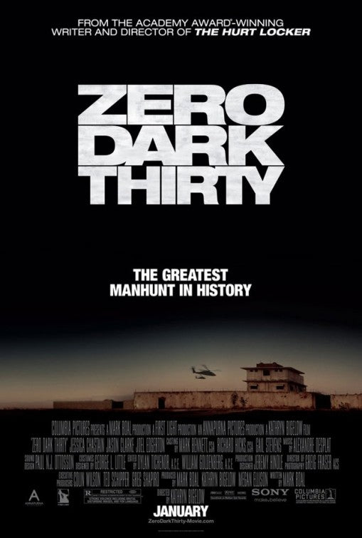 1000 piece jigsaw puzzle for the movie poster: Zero Dark Thirty (2012) ver8