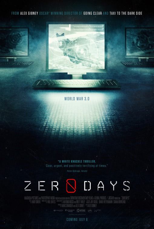 1000 piece jigsaw puzzle for the movie poster: Zero Days (2016)