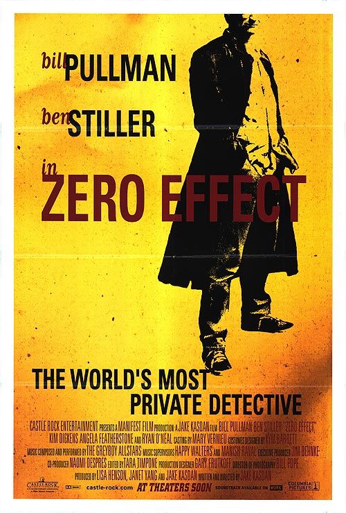 the movie poster: Zero Effect (1998)