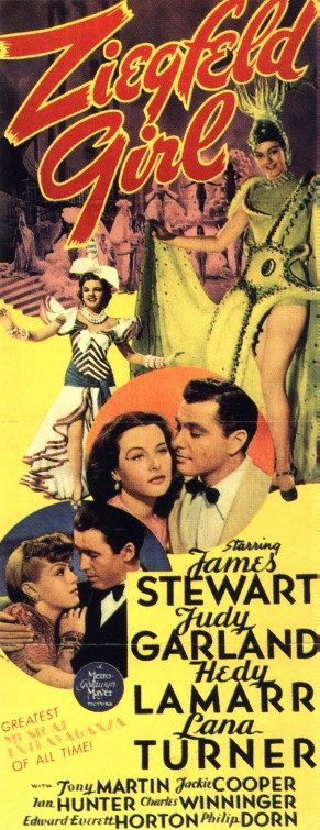 the movie poster: Ziegfeld Girl (1941)
