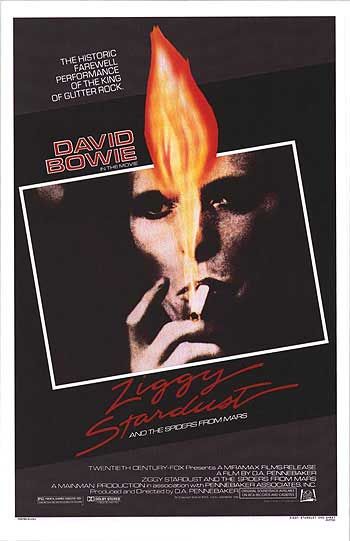 the movie poster: Ziggy Stardust and the Spiders from Mars (1973)