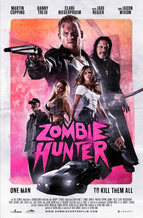 1000 piece jigsaw puzzle for the movie poster: Zombie Hunter (2013)