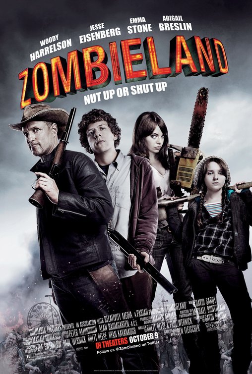 1000 piece jigsaw puzzle for the movie poster: Zombieland (2009) ver2
