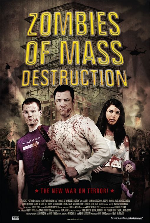 1000 piece jigsaw puzzle for the movie poster: Zombies of Mass Destruction (2010)