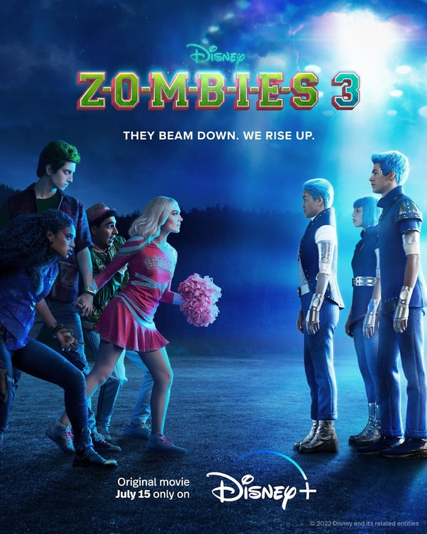 1000 piece jigsaw puzzle for the movie poster: Zombies 3 (2022) ver2