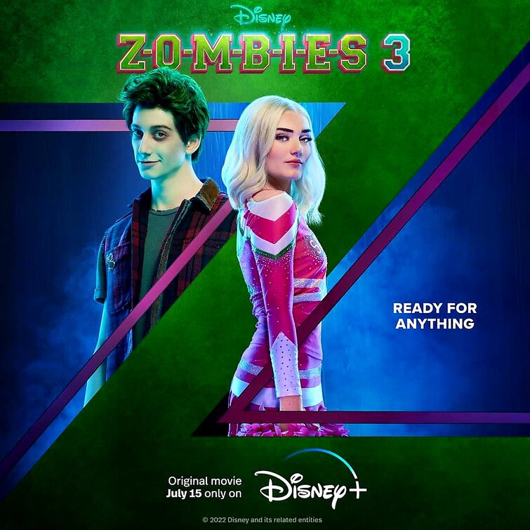 1000 piece jigsaw puzzle for the movie poster: Zombies 3 (2022) ver3