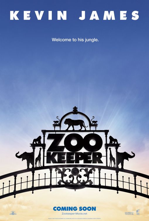 1000 piece jigsaw puzzle for the movie poster: The Zookeeper (2011)