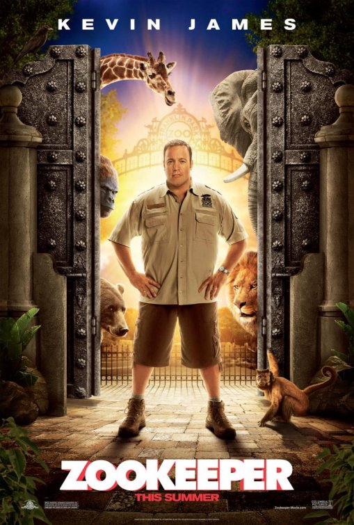 1000 piece jigsaw puzzle for the movie poster: The Zookeeper (2011) ver2