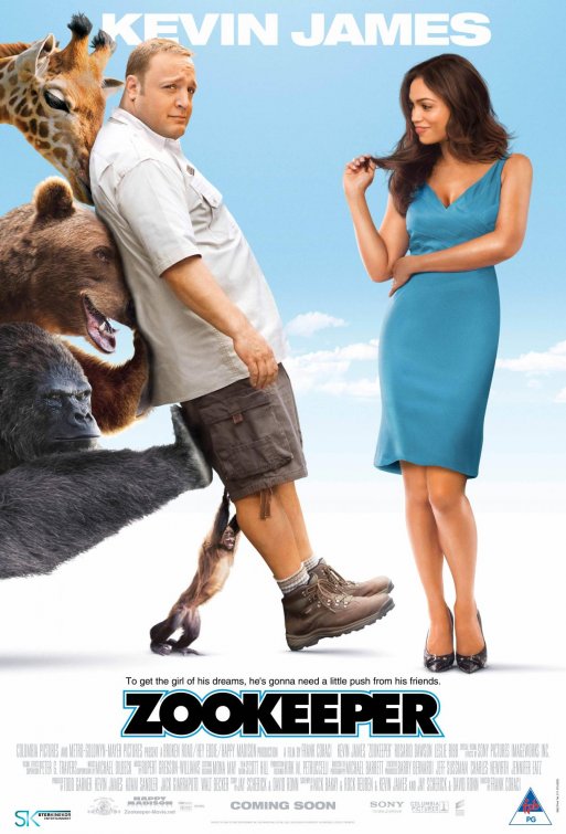1000 piece jigsaw puzzle for the movie poster: The Zookeeper (2011) ver4