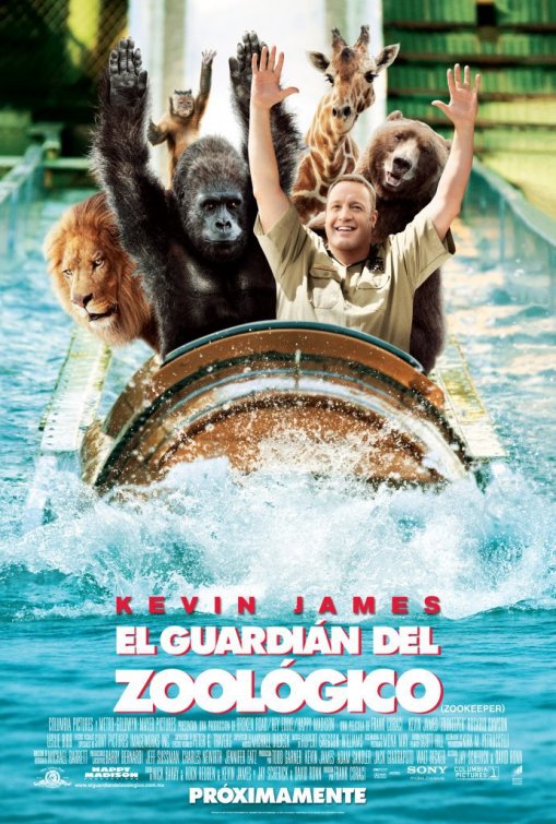 1000 piece jigsaw puzzle for the movie poster: The Zookeeper (2011) ver5