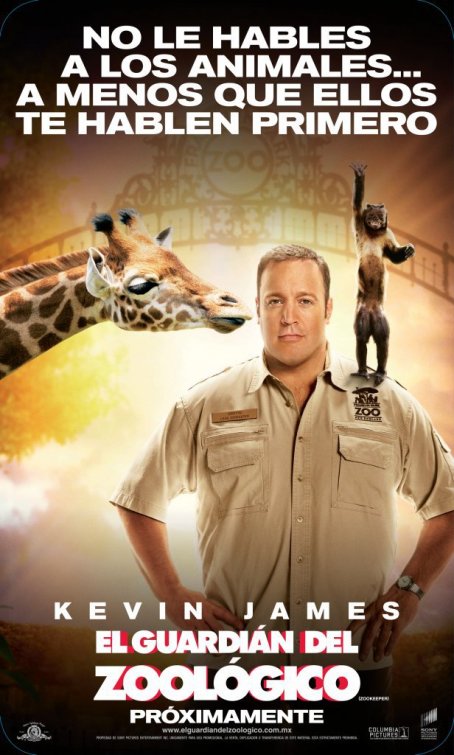 1000 piece jigsaw puzzle for the movie poster: The Zookeeper (2011) ver6