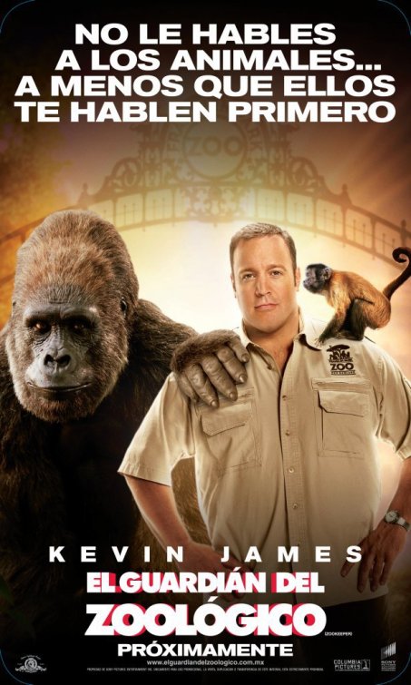 1000 piece jigsaw puzzle for the movie poster: The Zookeeper (2011) ver7