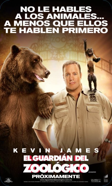 1000 piece jigsaw puzzle for the movie poster: The Zookeeper (2011) ver8