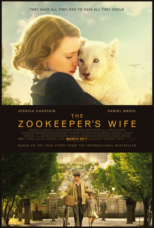 1000 piece jigsaw puzzle for the movie poster: The Zookeeper's Wife (2017)