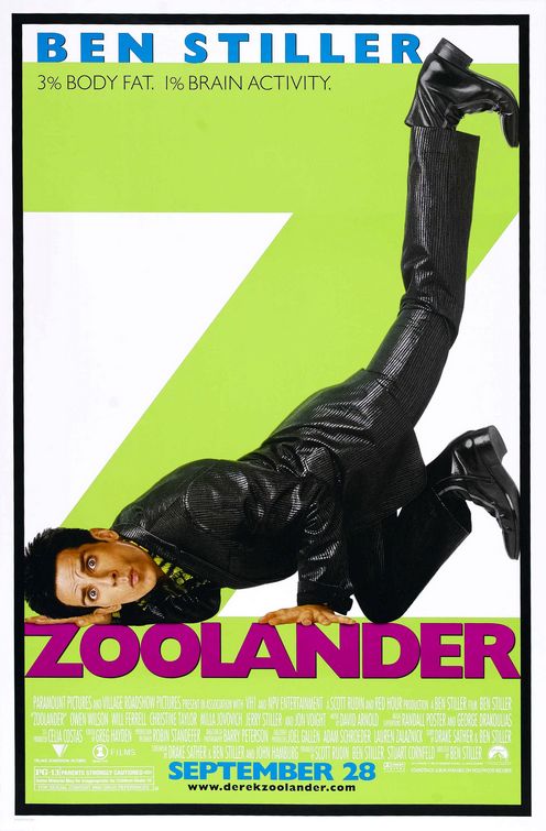 the movie poster: Zoolander (2001)