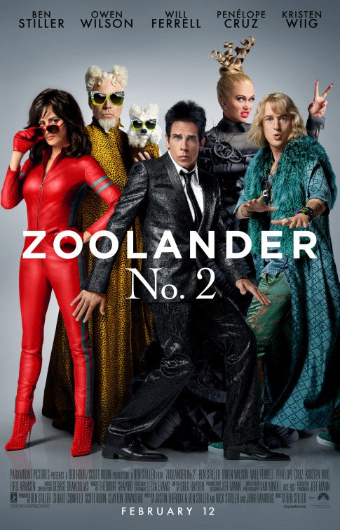 1000 piece jigsaw puzzle for the movie poster: Zoolander No. 2 (2016) ver3