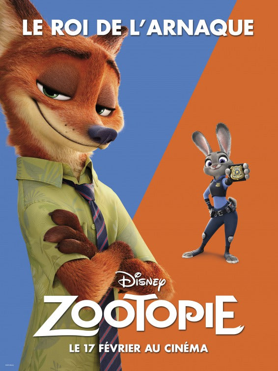 1000 piece jigsaw puzzle for the movie poster: Zootopia (2016) ver19
